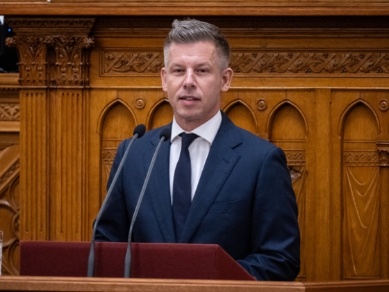 Magyar Péter szinte elérzékenyülve beszélt Kátai-Németh Vilmosról, a Tisza képviselői felállva tapsoltak - Az Országgyűlés ülése