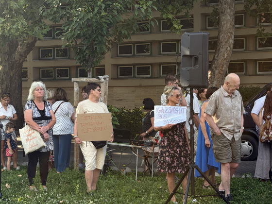 Stop Önkény 2: a letartóztatott Bús Balázs mellett álltak ki az óbudai Fidesz szimpátiatüntetésén