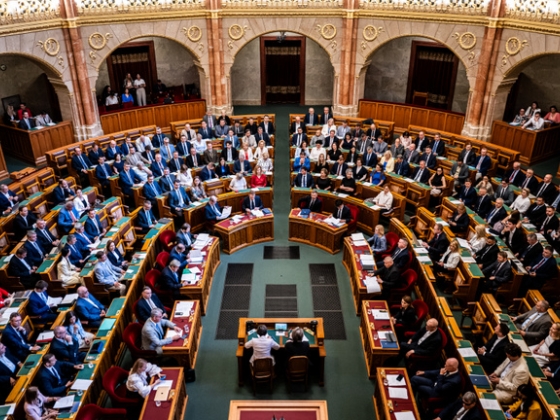 Pócs János felszólalása annyira felháborította a tiszásokat, hogy Magyar Péter vezetésével kivonultak az ülésről - Az Országgyűlés ülése