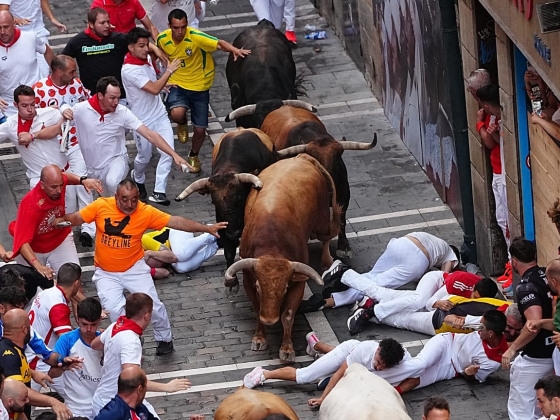 Csaknem 60 ember halt meg vagy sebesült meg a híres spanyolországi San Fermín bikafuttatások során