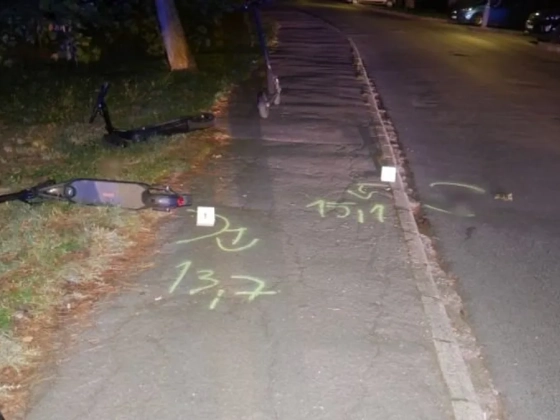 Ittasan indult útnak a rollerrel - járdaszegély állította meg a férfit