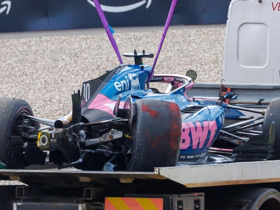 Antonelli vezeti az FP2-t, mivel Gasly súlyosan összeomlik Spában