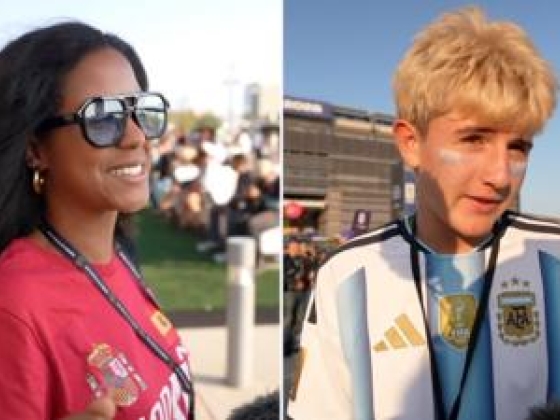 A spanyol és az argentin szurkolók a vb-döntőn kívül reagálnak
