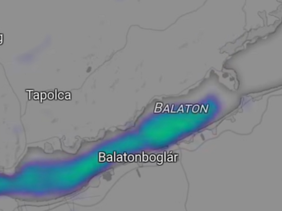 Titokzatos folt jelent meg a radaron a Balaton felett