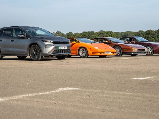 Testarossa, Countach, 944: A Skoda Elroq RS a 80-as évek szuperautóit csapja le a sprintben