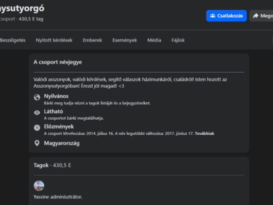 Ellopták az Asszonysutyorgót, a 430 ezer taggal rendelkező Facebook-csoportot