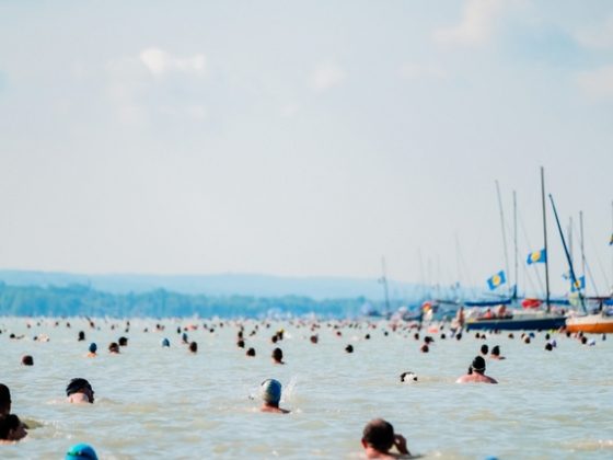 A túlságosan hideg víz miatt ezen a hétvégén is elmarad a Balaton-átúszás