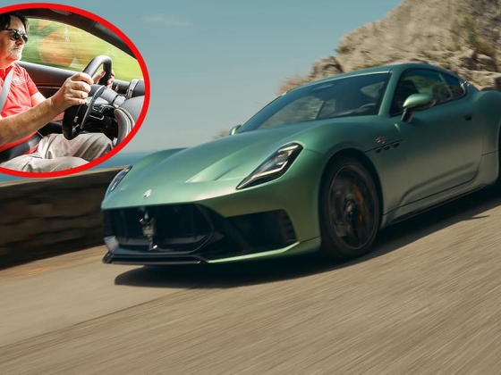 Maserati GranTurismo Trofeo Első vezetési vizsga: Városban 3 hengeres, Yaris hanggal