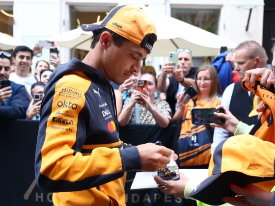 Lando Norris és Oscar Piastri Budapesten a szurkolókkal találkozott - fotók