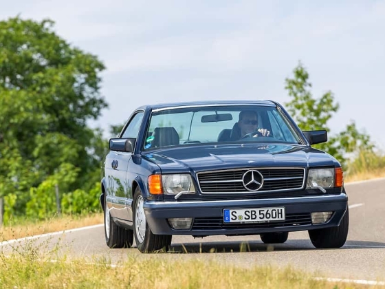 Mercedes S-osztály Coupé 380-560 SEC (1979-1991): Bruno Sacco privát Mercedes 560 SEC-je így közlekedik
