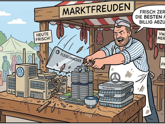 A német autóipar vezető közgazdásza: 