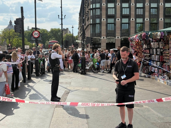 A rendőrök megsérültek, amikor a rendőrhajó nekiütközött a Westminster hídnak