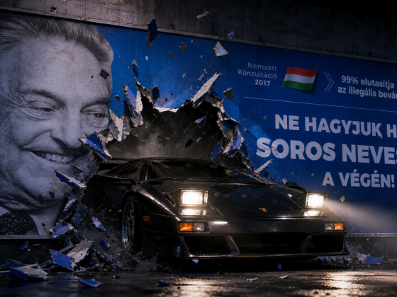 Vámpír autó, ami kiszívja a véred – Borsos Lőrinc múzeumba tenné Balásy éjfekete Lamborghinijét