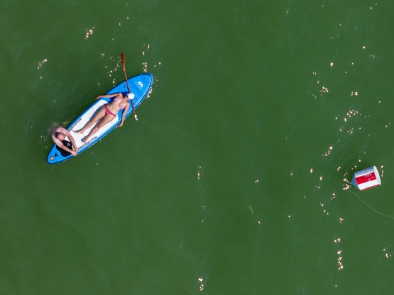 Egy hét alatt 6 fokot esett a Balaton hőmérséklete