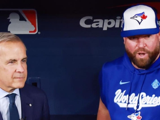 Trump üzenetet küldött a Blue Jays-nek Mark Carney kanadai miniszterelnökkel kötött fogadás után