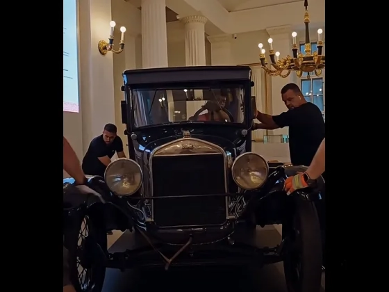 Videó: Az évszázados Ford T-modell áll a főszerepben a Magyar Nemzeti Múzeumban