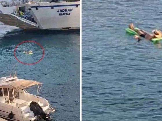 Nem sokon múlt a tragédia: gumimatracos magyar turista okozott káoszt Horvátországban - fotó