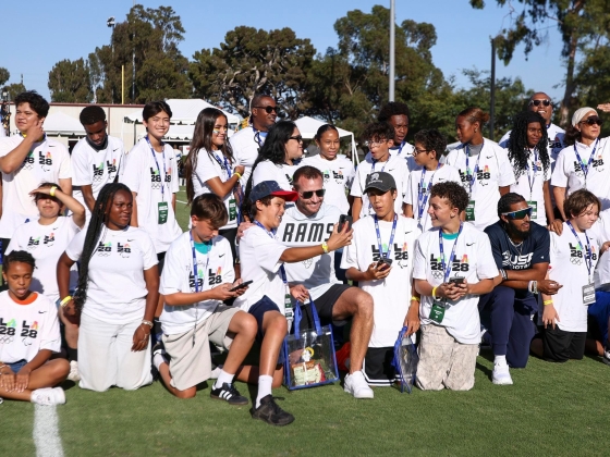 Az LA Rams 1000 jeggyel indít olimpiai örökséget Los Angeles-i fiatalok számára