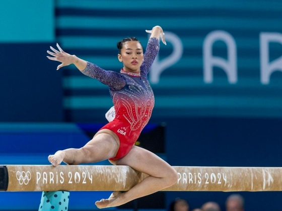 Suni Lee edzi olimpiai készségeit. Mindössze 8 nappal az LA 2028-as visszatérésig