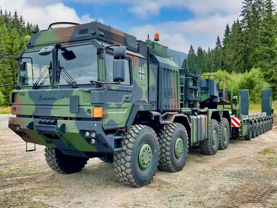 Új nagy teherbírású szállítóeszközök a Bundeswehrhez: Az Elefant 2 680 LE-vel akár 130 tonnát is megmozgat