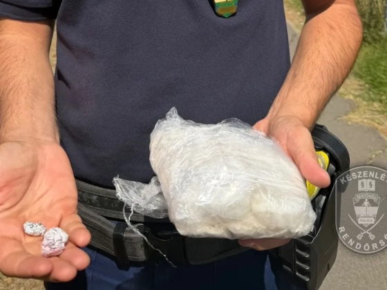 Több mint fél kiló kristályt találtak egy közúti ellenőrzés során Debrecenben