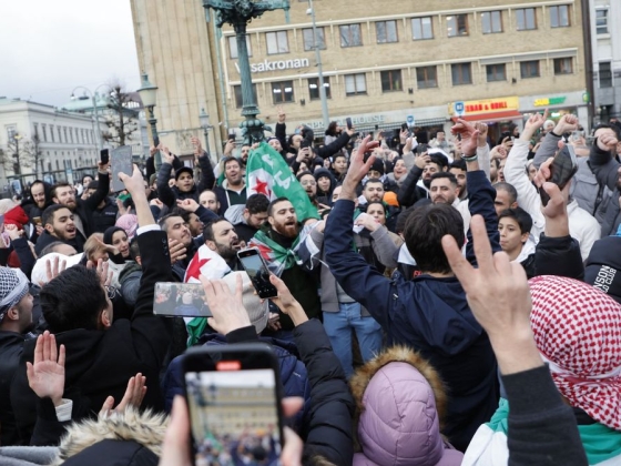 Arabul kampányolnak Svédországban