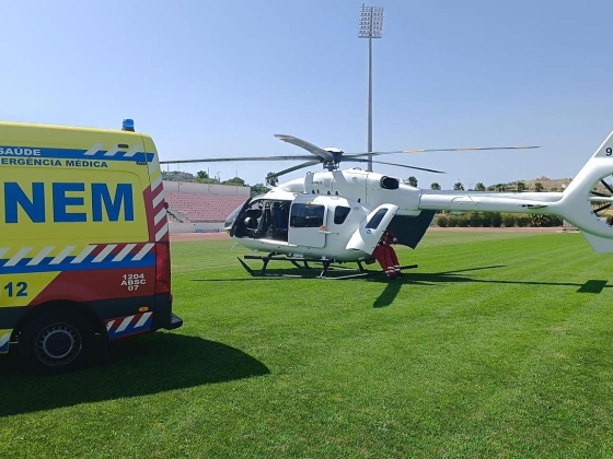 Az INEM helikopterei Portugália felett három percen belül felszállásra készen állnak