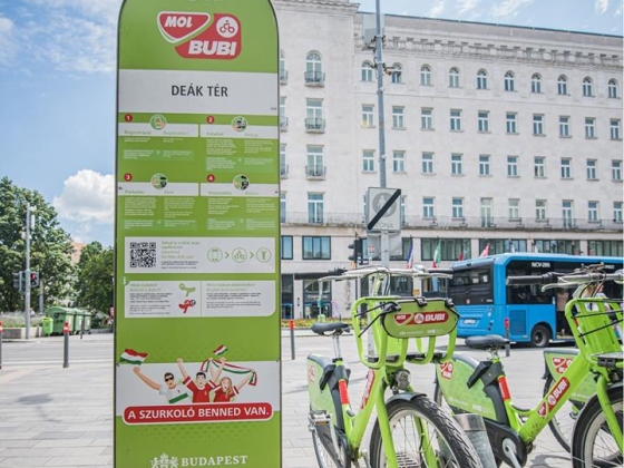 A napokban indul Budapest megújult kerékpármegosztó programja, a Mol Bubi