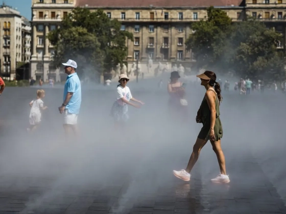 Pénteken tovább tombol a kánikula, 39 fokig emelkedhet a hőmérséklet