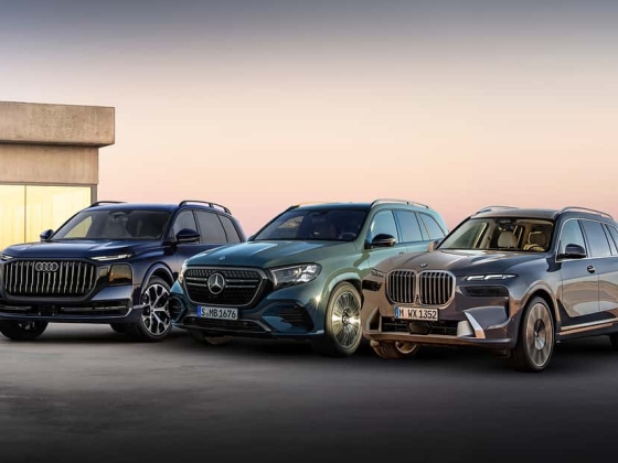 Három német dízelóriás hideg összehasonlításban: az Audi Q9 a BMW X7 és a Mercedes GLS ellenében