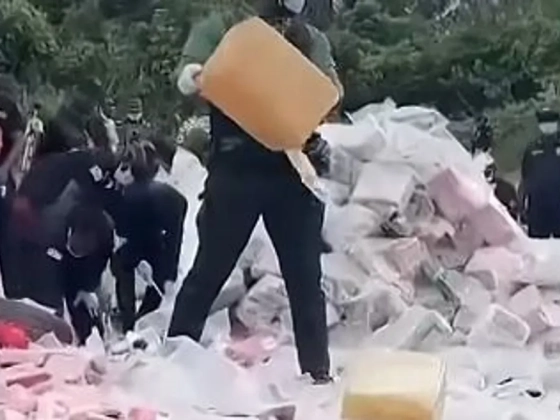 100 milliárd forintnyi kábítószert égettek el – videó készült a megsemmisítésről