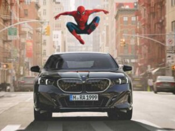 A BMW az új iX3 modellt a „Spider-Man: Brand New Day” című filmben mutatja be