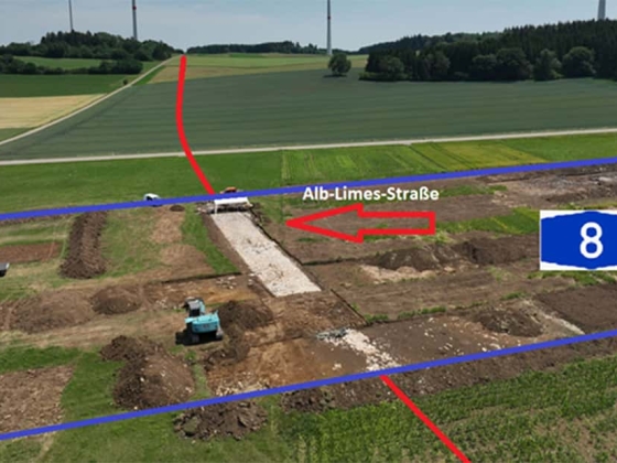 Új Albaaufstieg A8: A kutatók megtalálják Németország valószínűleg legrégebbi „autópályáját”.