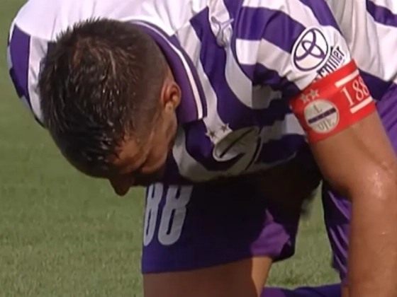 Szappanos megint hatalmasat hibázott, az Újpest csapatkapitánya rosszul lett a kánikulában