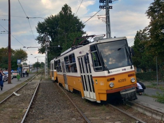 Kisiklott egy villamos a Hungária körúton, változásra kell számítani ezen a szakaszon