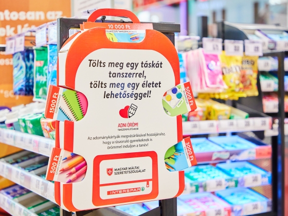 Tanszergyűjtés az INTERSPAR-okban: minden segítség számít (x)