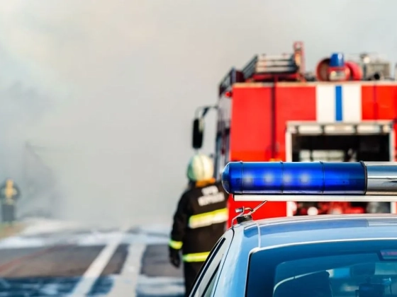 Kigyulladt egy kamion Baja közelében, az avarra is átterjedtek a lángok