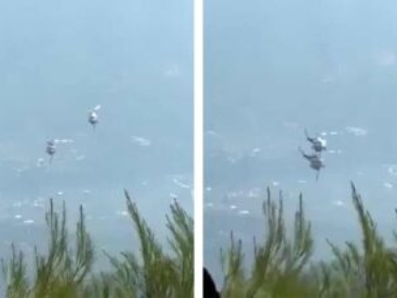 Két tűzoltó helikopter ütközött össze egy görögországi bevetés során