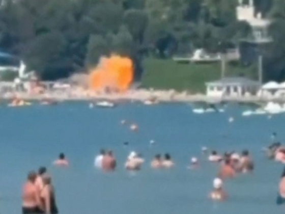 Megrázó felvétel: drón csapódott be egy zsúfolt orosz strandra, halálos áldozatok is vannak