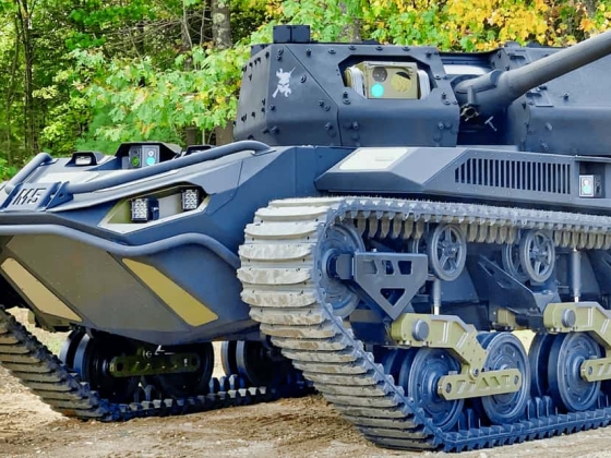 Ripsaw lánctalpas járműplatformok: vezető nélküli tartályok