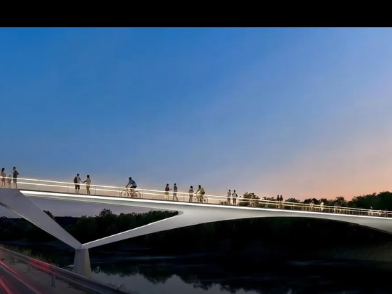 Fotók, videó: fontos mérföldkőhöz érkezett az új budapesti híd
