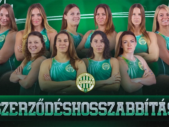 Tíz játékossal hosszabbított a Ferencváros BL-ezüstérmes vízilabdacsapata