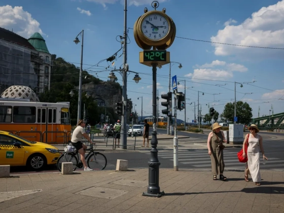 Megdőlt az abszolút melegrekord Budapesten, még a körúti aszfalt is 78 fokon izzik