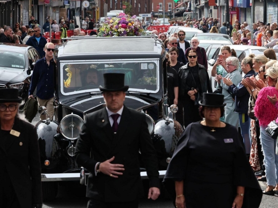 Brenda Fricker ír színésznő temetése Dublinban zajlik