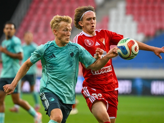 Kijött a két csapat közti különbség: a Debrecen jól játszott, de hármat kapott hazai pályán a Köbenhavntól