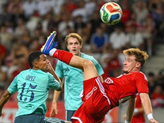 A Debrecen hazai pályán kapott 3 gólt az FC Köbenhavntól a Konferencia-ligában