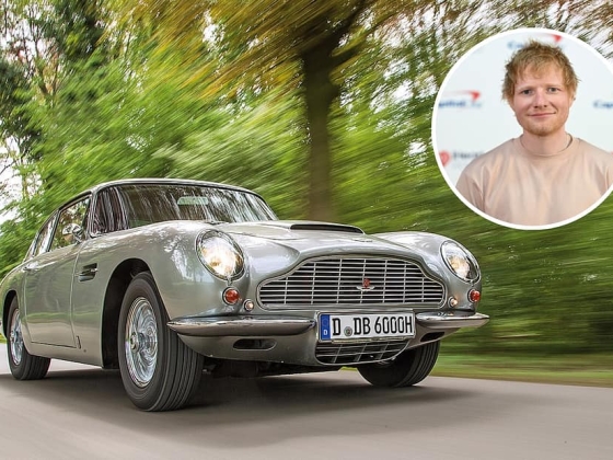 Ed Sheeran pénzbírságot kapott a nem biztosított Aston Martin miatt