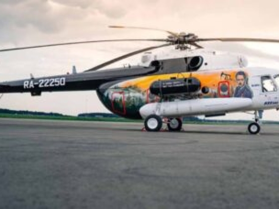 Videó: A Mi-8MTV-1 különleges festést kapott a szibériai olajipar egyik úttörőjének tiszteletére