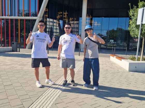 Három japán Szapporóból jött szurkolni a Realnak
