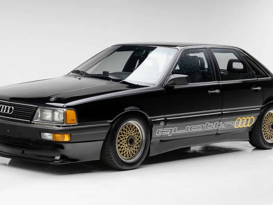 Audi 5000 CS Quattro rekordautó 1986-ból: 16 rekord, 330 km/h, 250 000 euró